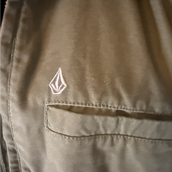 Volcom Olive Green Hooded Jacket - Picture 2 of 4